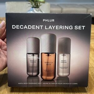Phlur Decadent Layering Set - Vanilla Skin, Vanilla Smoke, Heavy Cream
